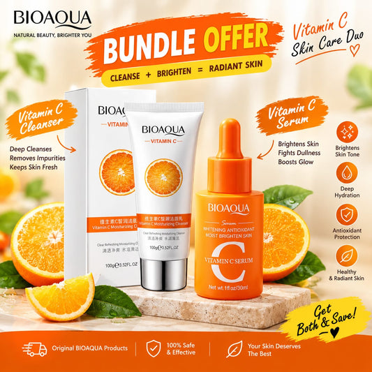 BIOAQUA Vitamin C Moisturizing Cleanser,BIOAQUA VITAMIN C SERUM