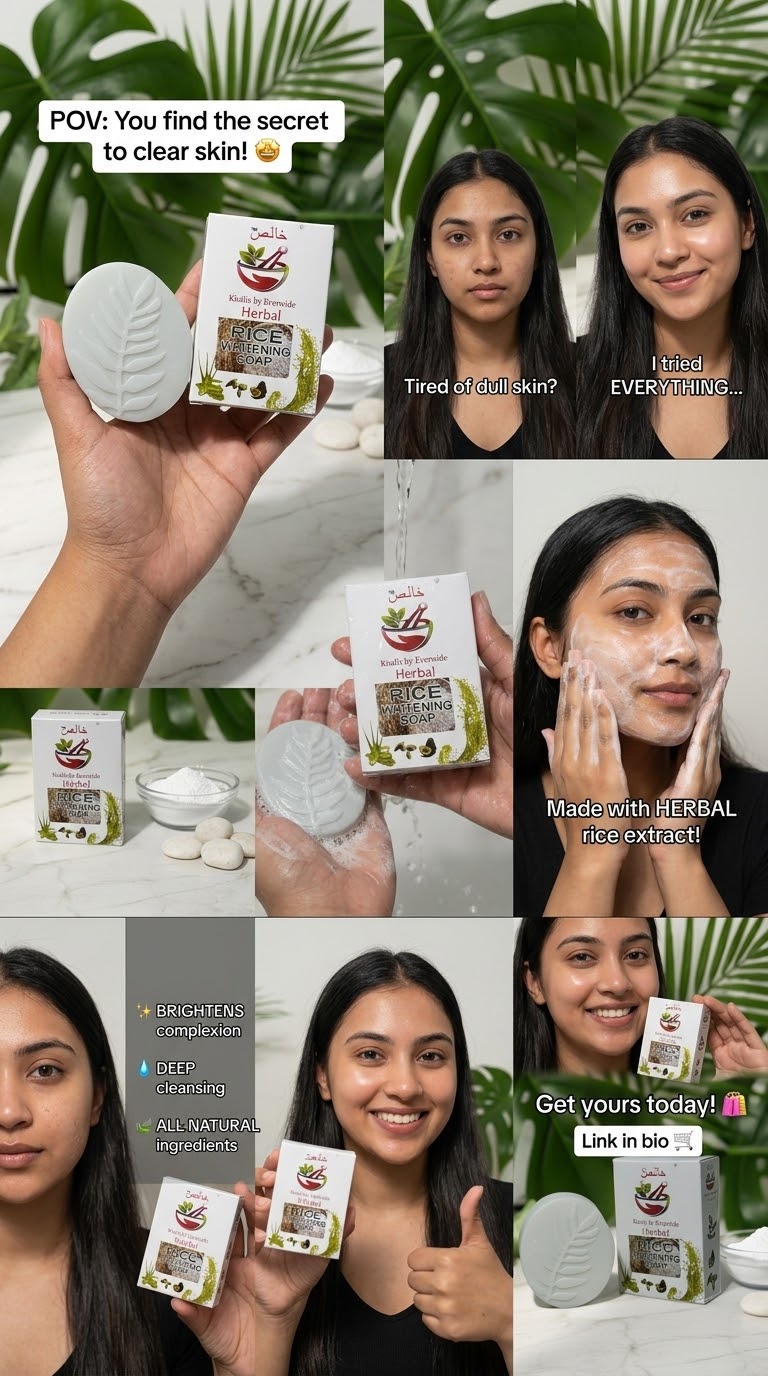 Herbel Rice whitening soap